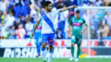 Eduardo Pérez hizo el gol que rompió la paridad en el Estadio Cuauhtémoc.