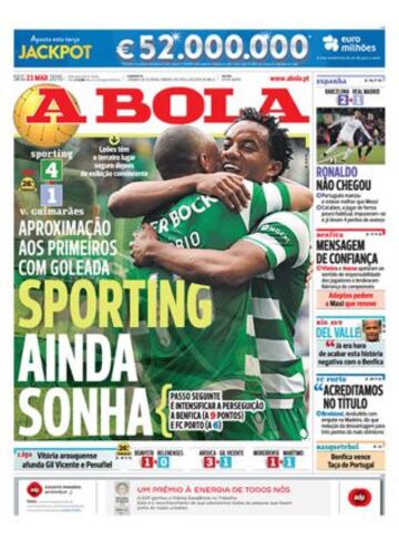 Portadas de la prensa deportiva