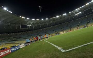 Las imágenes del entrenamiento de España en Maracaná