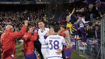 Fiorentina and West Ham will play in their first European final since the 1960s, with the Italians winning a hugely dramatic semi-final against Basel.