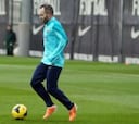 Iniesta ya trabaja con el grupo
