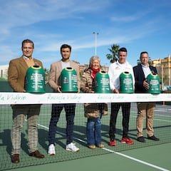 Inaugurada en Málaga la primera pista de tenis de vidrio reciclado