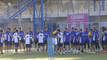 30/08/16 Entrenamiento Real Zaragoza