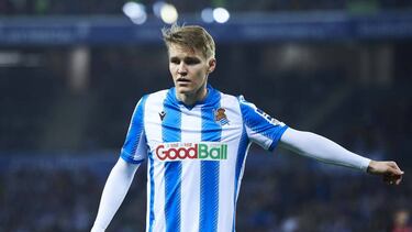 Martin Odegaard of Real Sociedad