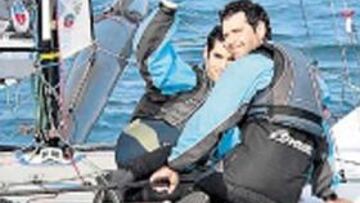 <b>GANADORES. </b>Echávarri y Paz vencieron en la clase Tornado.