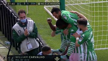 William Carvalho y el arte del fúbol sala aplicado al fútbol 11: tremendo golazo