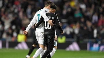 Cristiano y Neymar, juntos.