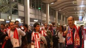 <b>A MESTALLA. </b>Los hinchas colchoneros no se quieren perder el partido de vuelta de semifinales ante el Valencia.
