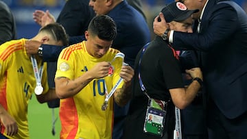 James Rodríguez recibe elogios de Iñigo Pérez, quien sería su técnico en Rayo Vallecano.