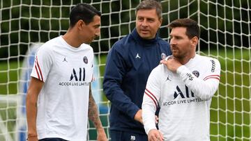 Di María y Lionel Messi.