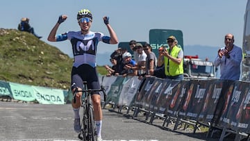 BURGOS, 24/05/2025.- La ciclista del equipo Movistar, Marlen Reusser, ha ganado la tercera etapa de la Vuelta a Burgos Femenina transcurrida entre Soncillo y el alto del Picón Blanco. EFE/Santi Otero