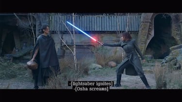 ‘Star Wars: The Acolyte’ muestra por primera vez la técnica Sith que explica el color rojo de sus sables láser