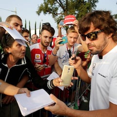 Un motor Honda de Alonso se rompió en el viaje Spa-Monza