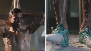 Pepe sólo piensa en El Clásico: ¡Hasta se ducha con los guayos!