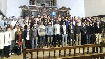 El Eibar, en Arrate despidiendo el año