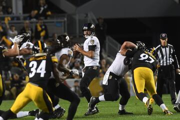 Diez postales de la victoria de los Ravens sobre los Steelers