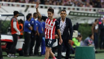 Jesús Ricardo Angulo durante un partido de las Chivas.