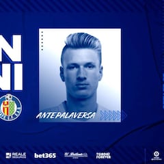 Oficial: Ante Palaversa, cedido al Getafe por una temporada