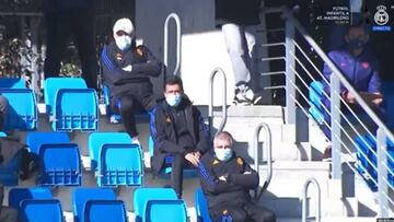 Ancelotti, viendo al Infantil B del Real Madrid.