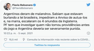 Esperpento en La Vuelta, esperpento en Brasil.