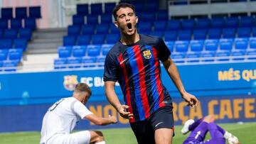 Tiene 18 años y arrasa en el Juvenil A con 12 goles y 5 asistencias: Ángel Alarcón, el delantero de Xavi para la Copa