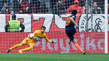 El gol de Parejo en Sevilla.