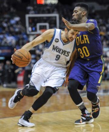 Ricky Rubio  trata de superar la marca de Norris Cole.