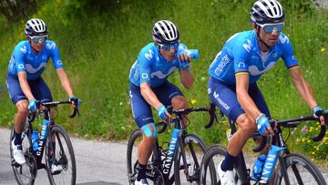 Miguel Ángel López, el mejor colombiano en la clasificación general del Critérium Dauphiné.