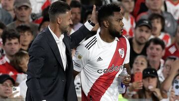 Demichelis, optimista con la presencia de Miguel Ángel Borja en el River - Boca