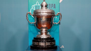 Trofeo de Copa del Rey de fútbol sala.
