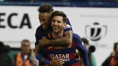 Neymar y Messi