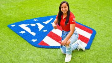 Chalyn Corral nuevo jugadora del Atlético de Madrid.