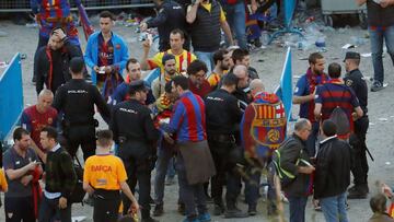 Seguridad en la Copa del Rey.