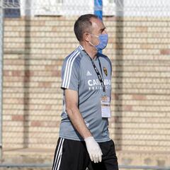 El Zaragoza se entrena hoy sin ningún positivo en su plantilla