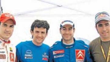 <b>HERMANADOS. </b>Sordo a la izquierda, junto a Isidre Esteve, Xevi Pons y Nani Roma, a la derecha de la foto.