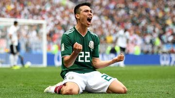 Hirving Lozano, delantero de la selección mexicana.