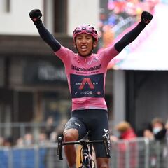 Egan Bernal, en el podio del ranking de carreras por etapas