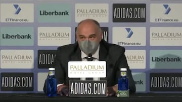 Laso desvela la broma que tienen en el vestuario del Madrid con las bajas este año