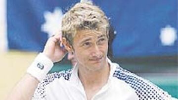 Juan Carlos Ferrero no pudo ganar al australiano Philippoussis.