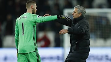 Mou no cree que el Madrid fiche a De Gea a sus espaldas