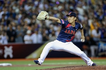 Japan's pitcher Shota Suzuki 