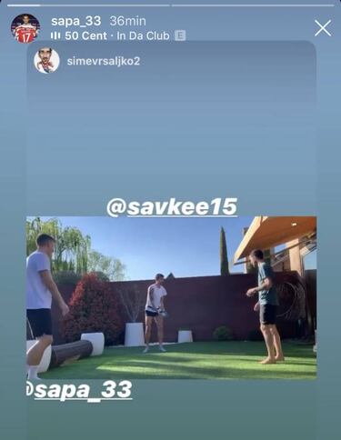 Giménez, Koke... el trabajo en casa de los jugadores del Atleti