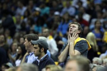 Los aficionados de los Grizzlies lamentaron la derrota.