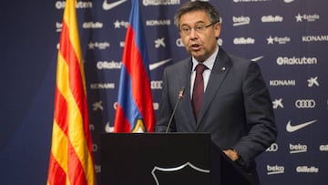 Rueda de Prensa de Josep Maria Bartomeu Presidente FC Barcelona
