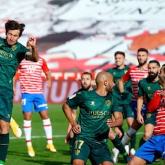 El Granada empata frente a un Huesca que ganaba 1-3 en el 88'
