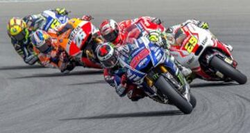 Jorge Lorenzo durante el  GP de la República Checa