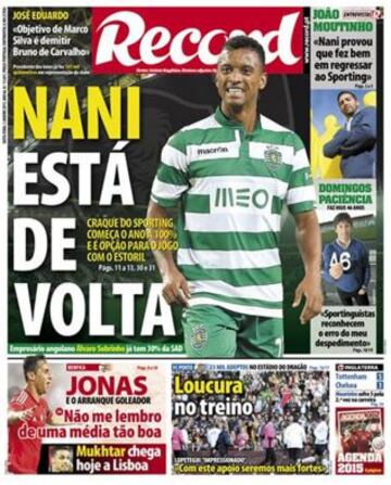 Portadas de la prensa deportiva