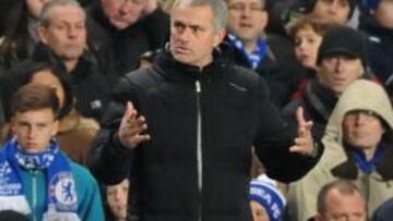 El entrenador del Chelsea, Jos&eacute; Mourinho.
 