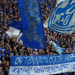 Los ultras del Schalke declaran la 'bancarrota moral' del club