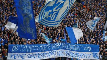 Los ultras del Schalke declaran la 'bancarrota moral' del club